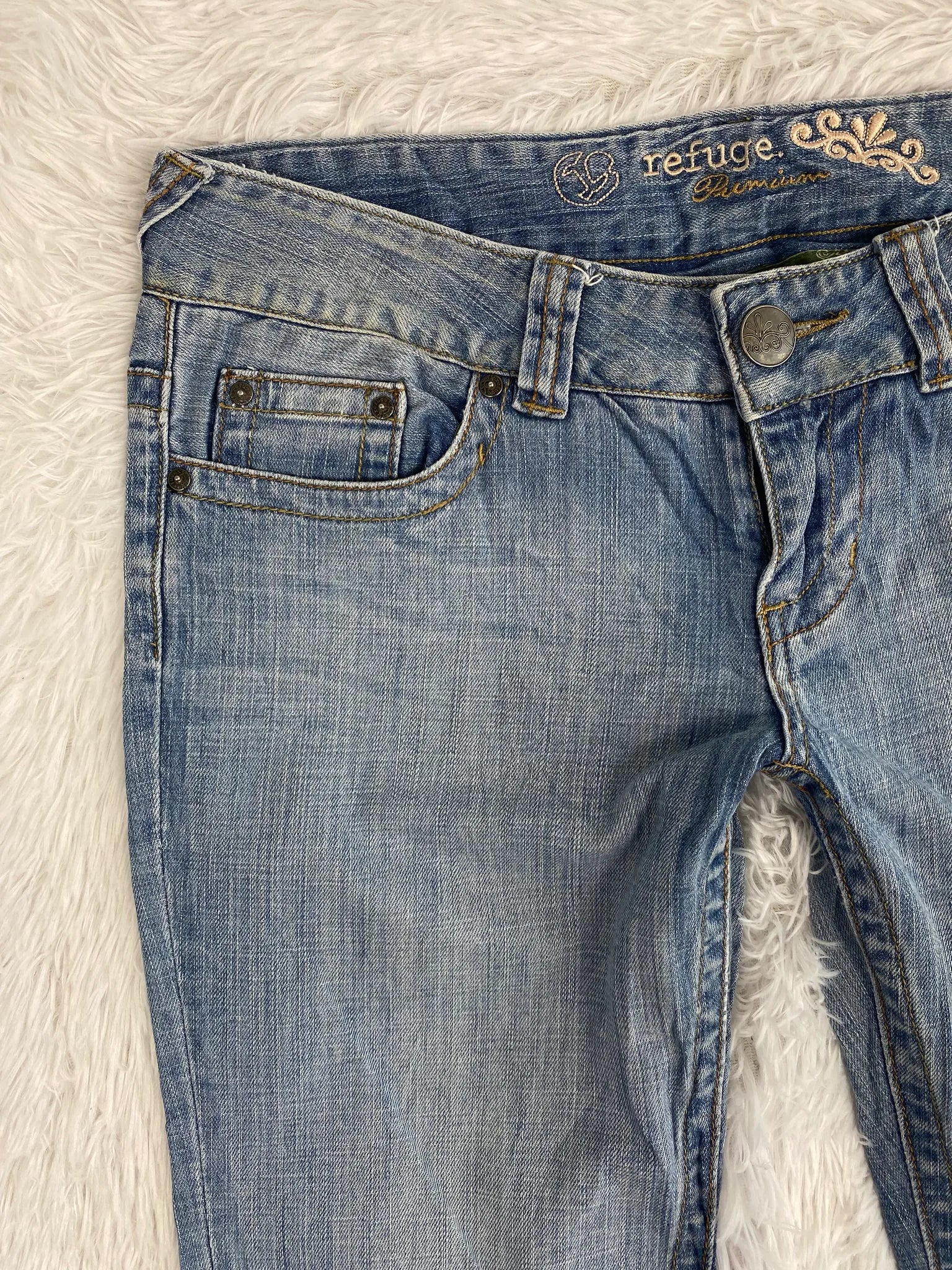 Refuge Vintage Jeans Größe L – Detailansicht 5