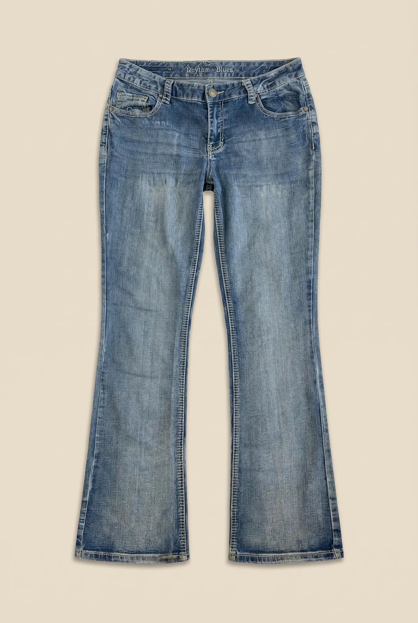Rhythm in blues Vintage Jeans Größe L – Detailansicht 2
