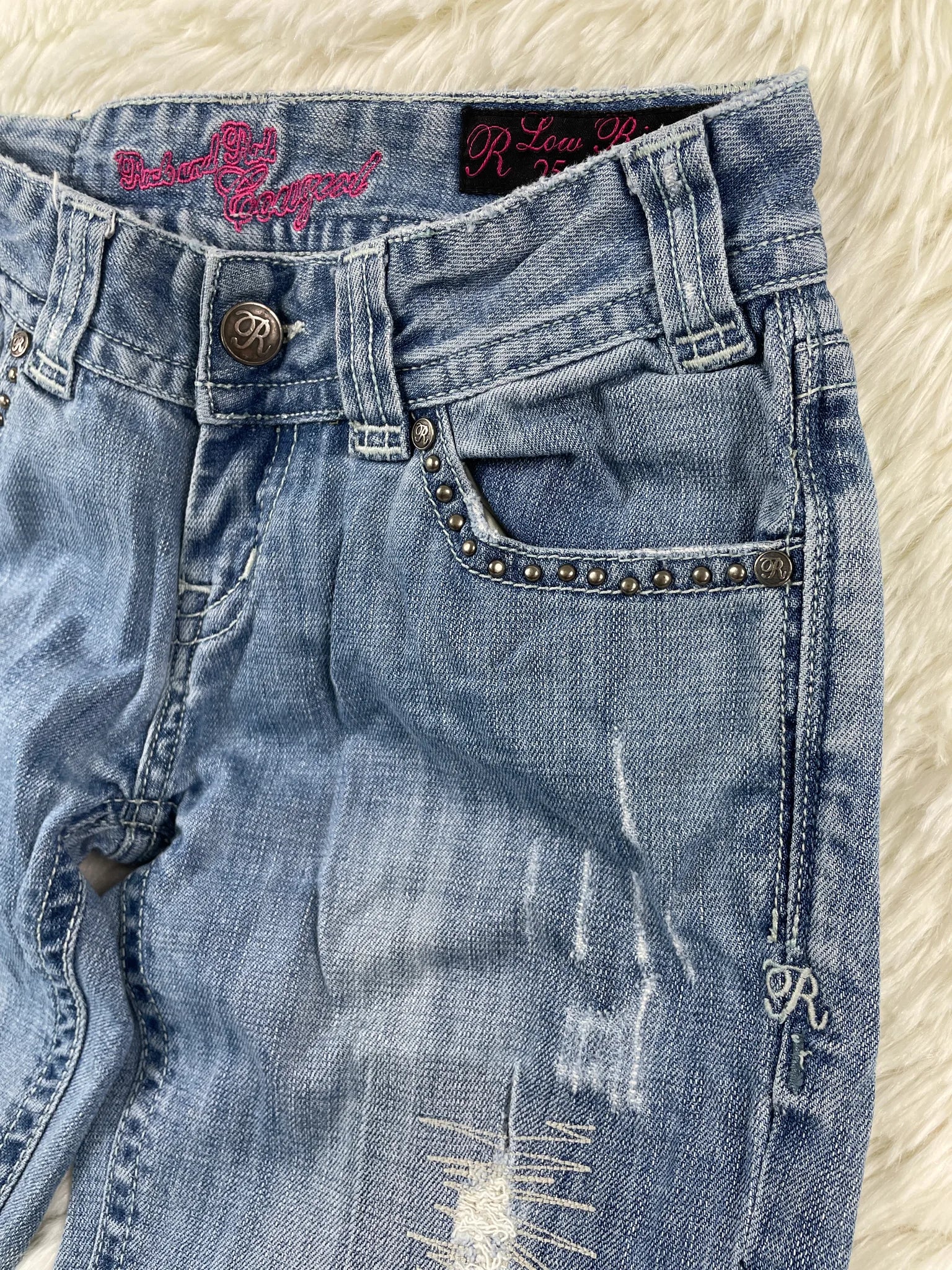RnR Vintage Jeans Größe XS – Detailansicht 3