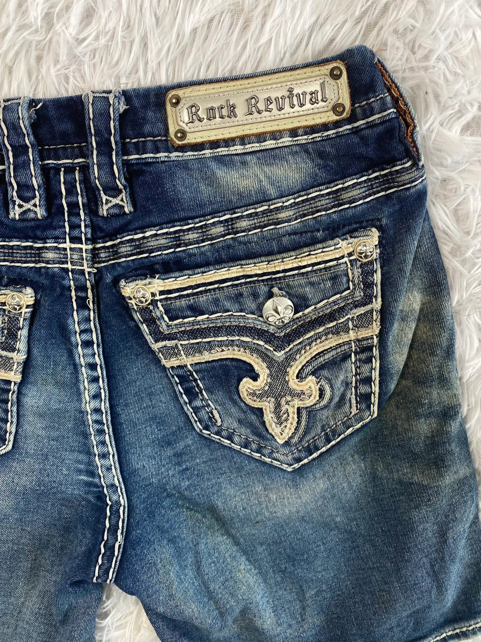Rock Revival Vintage Jeans Größe M – Detailansicht 6