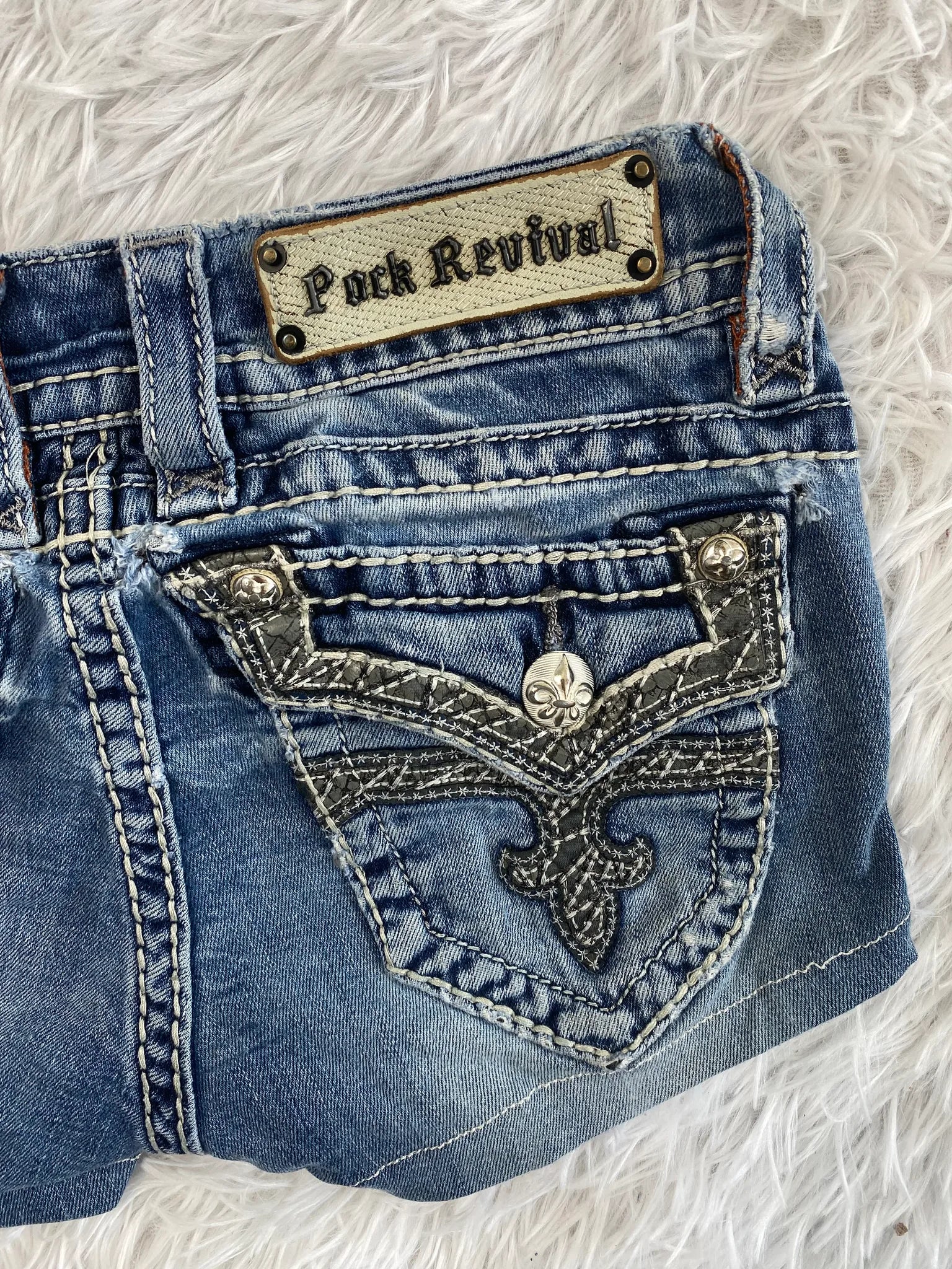 Rock Revival Vintage Jeans Größe XXS – Detailansicht 5
