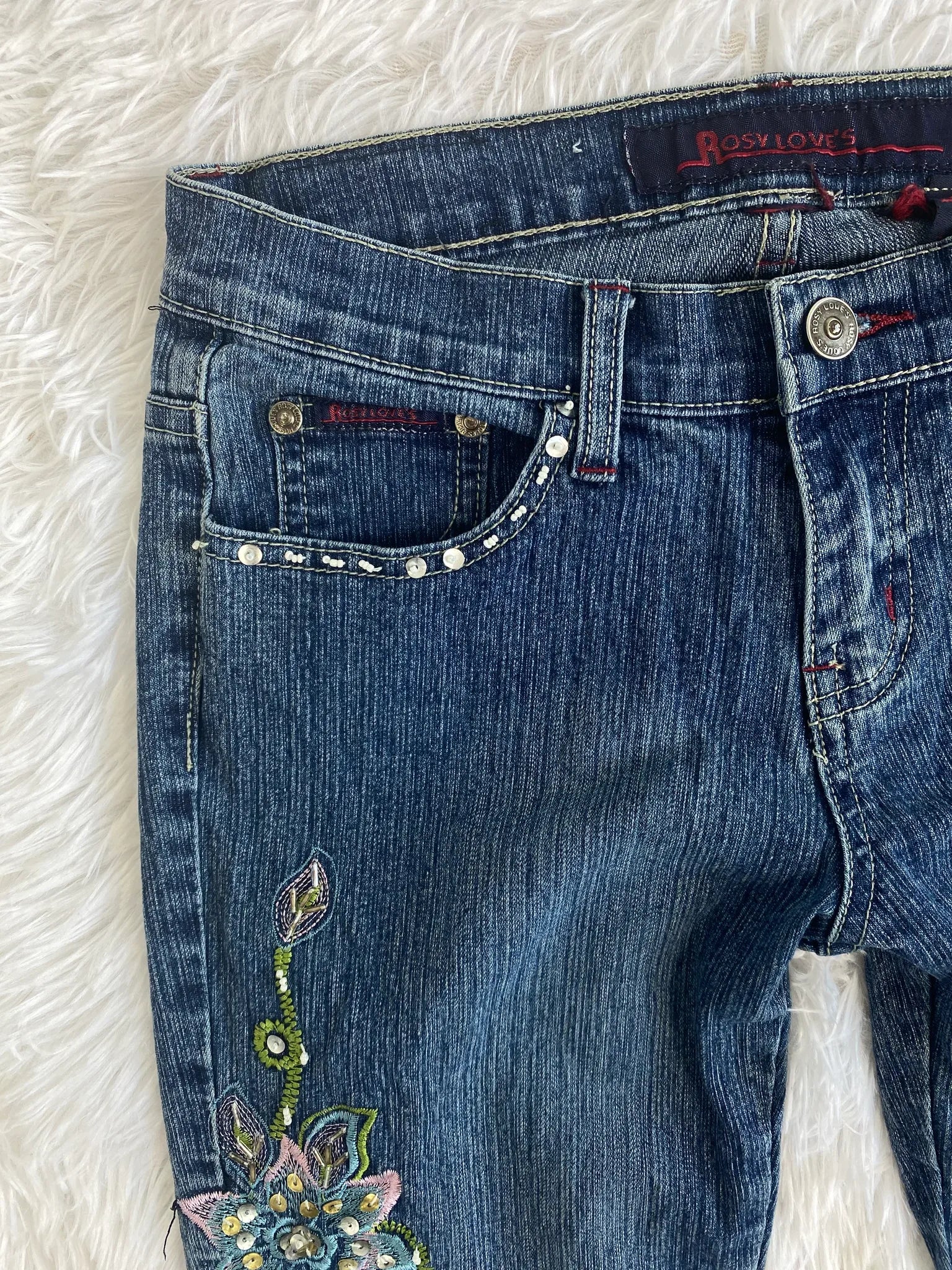 Rosyloves Vintage Jeans Größe XXS – Detailansicht 4