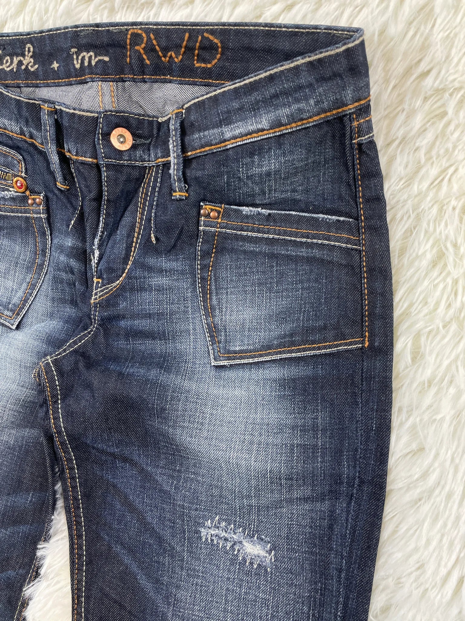 rwd Vintage Jeans Größe S – Detailansicht 5