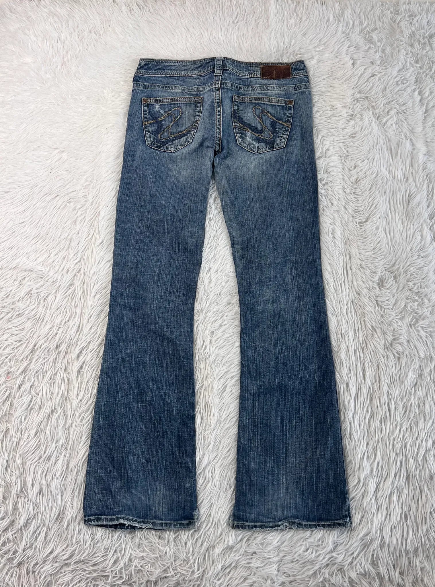silver Vintage Jeans Größe M – Detailansicht 2