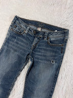 silver Vintage Jeans Größe M – Detailansicht 5
