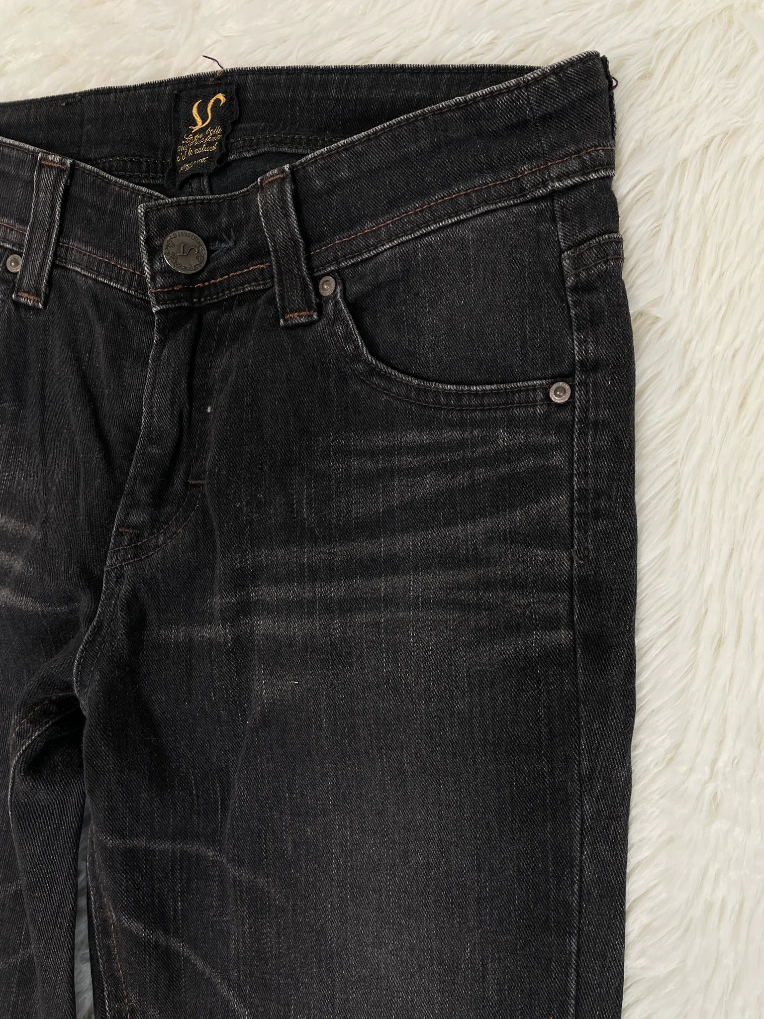 something Vintage Jeans Größe XS – Detailansicht 3