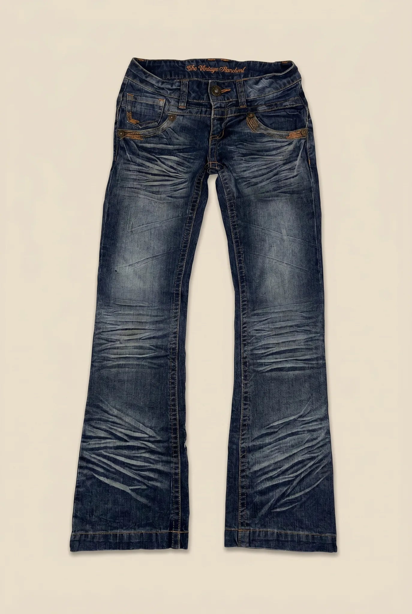 the Vintage Handed Vintage Jeans Größe S – Detailansicht 2
