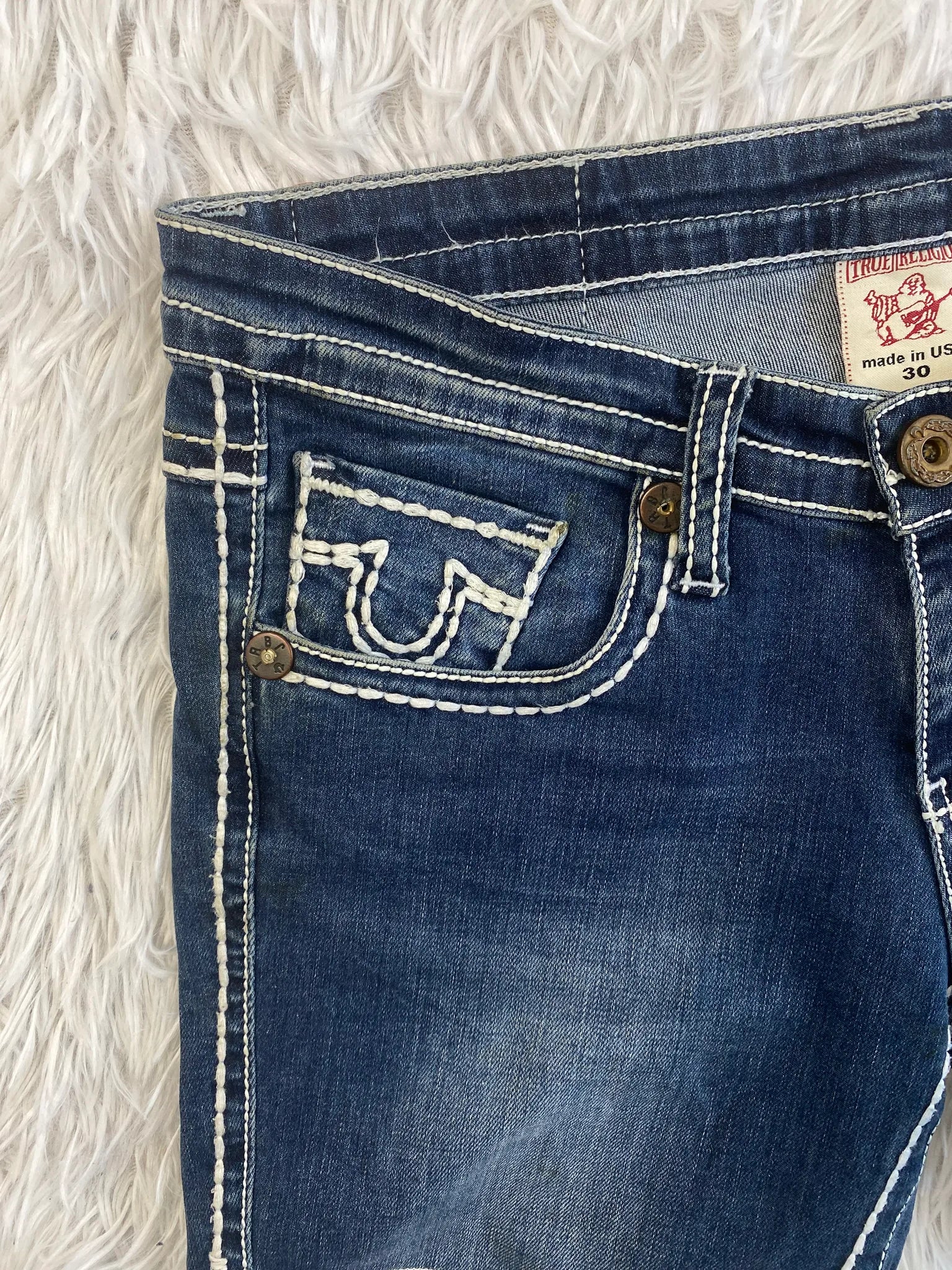 True Religion Vintage Jeans Größe S – Detailansicht 5