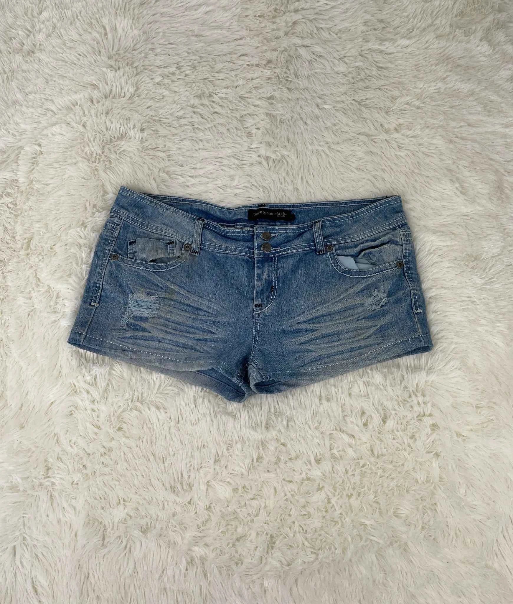 Twenty one black low waist [XL]