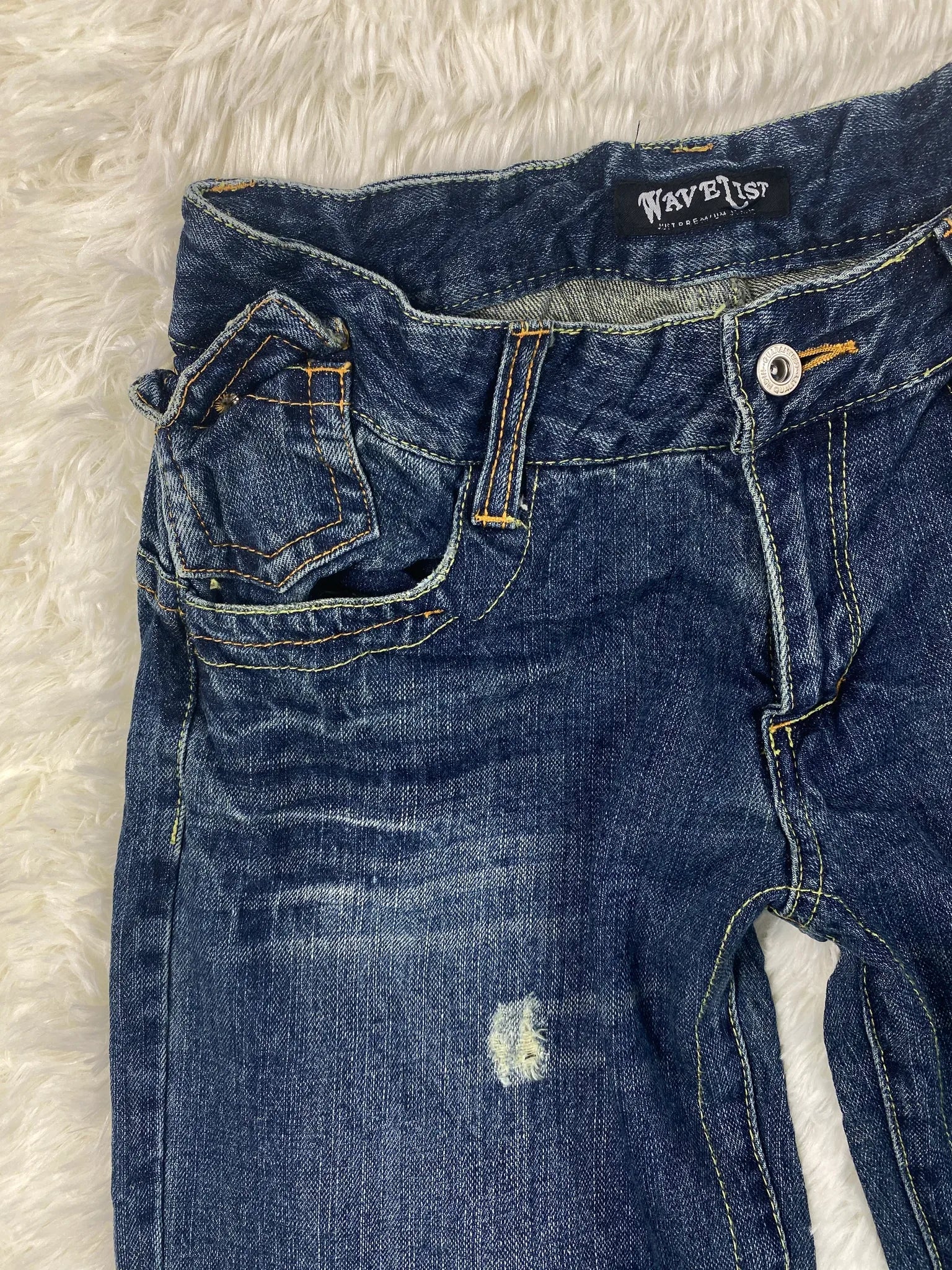 Wave List Vintage Jeans Größe XS – Detailansicht 5