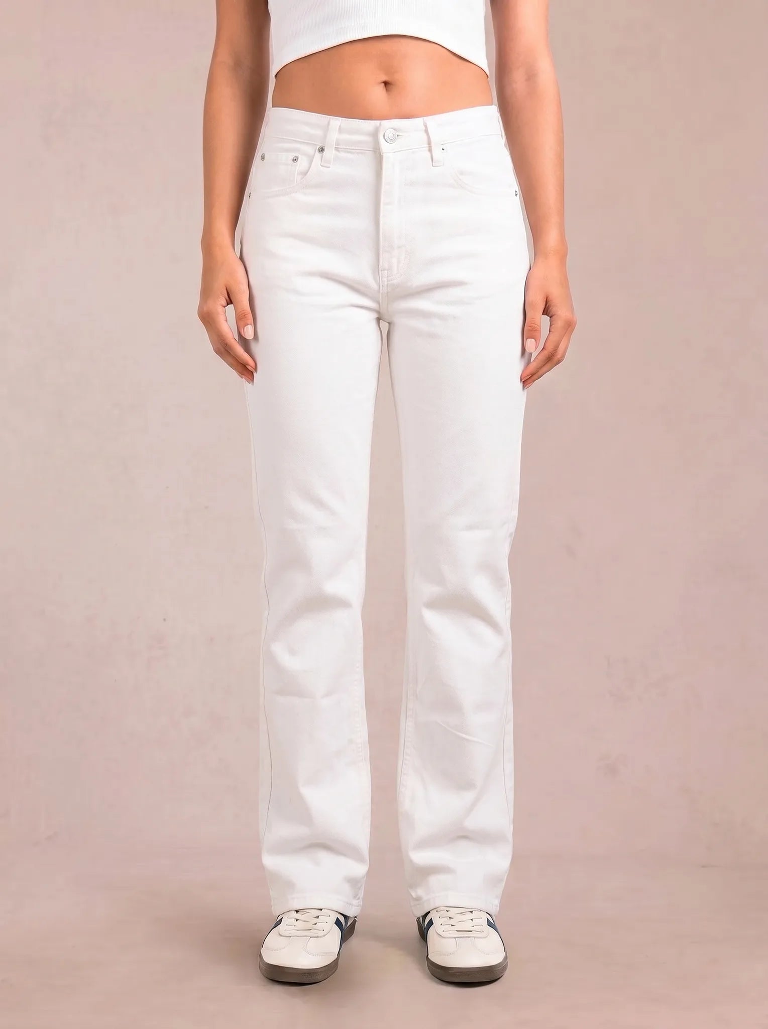 white Vintage Jeans Größe XXS Grade A