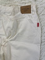 white Vintage Jeans Größe XXS – Detailansicht 5