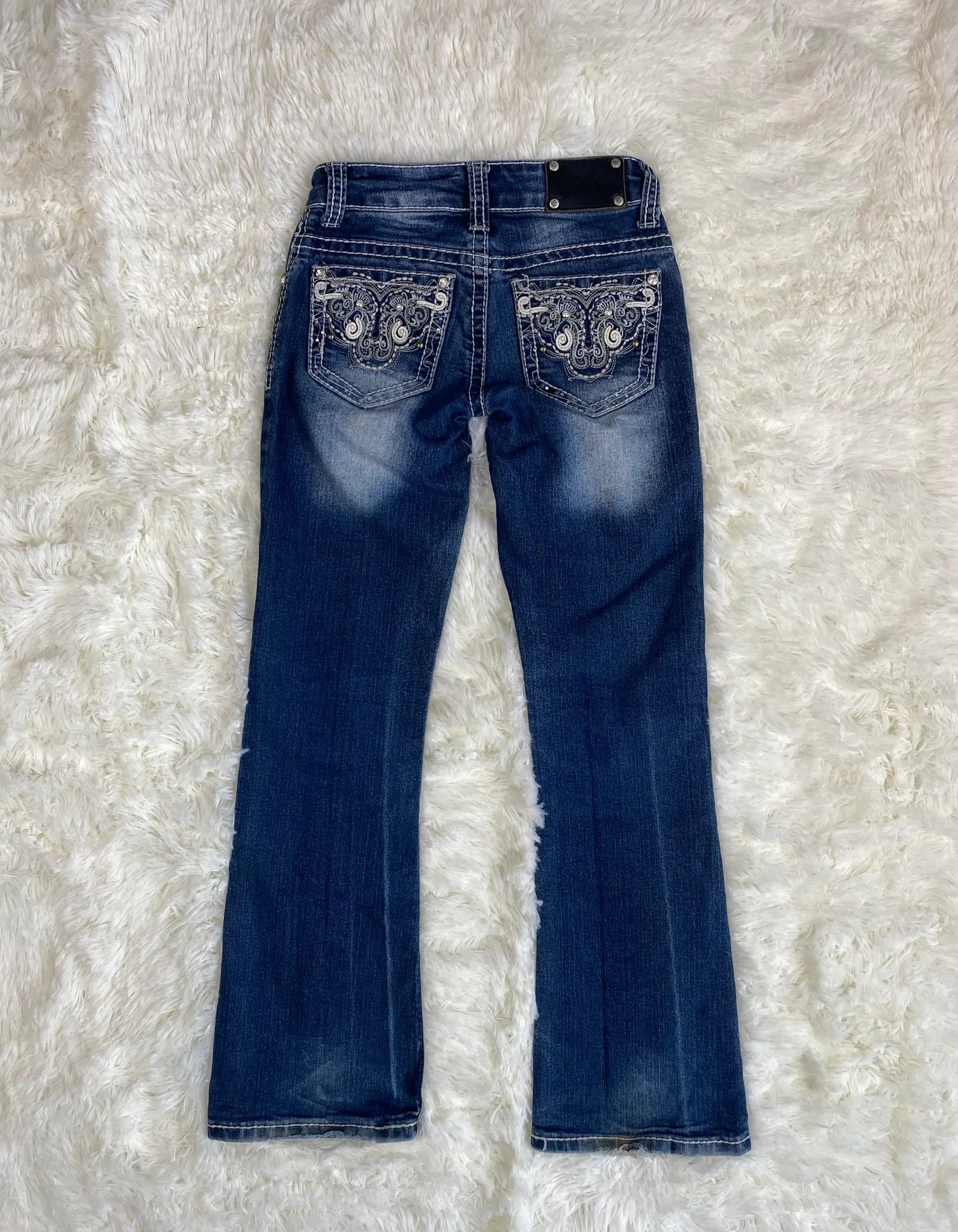 wired heart Vintage Jeans Größe XXXS – Detailansicht 2