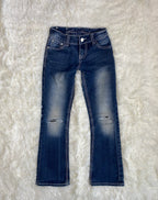 wired heart Vintage Jeans Größe XXXS – Detailansicht 5