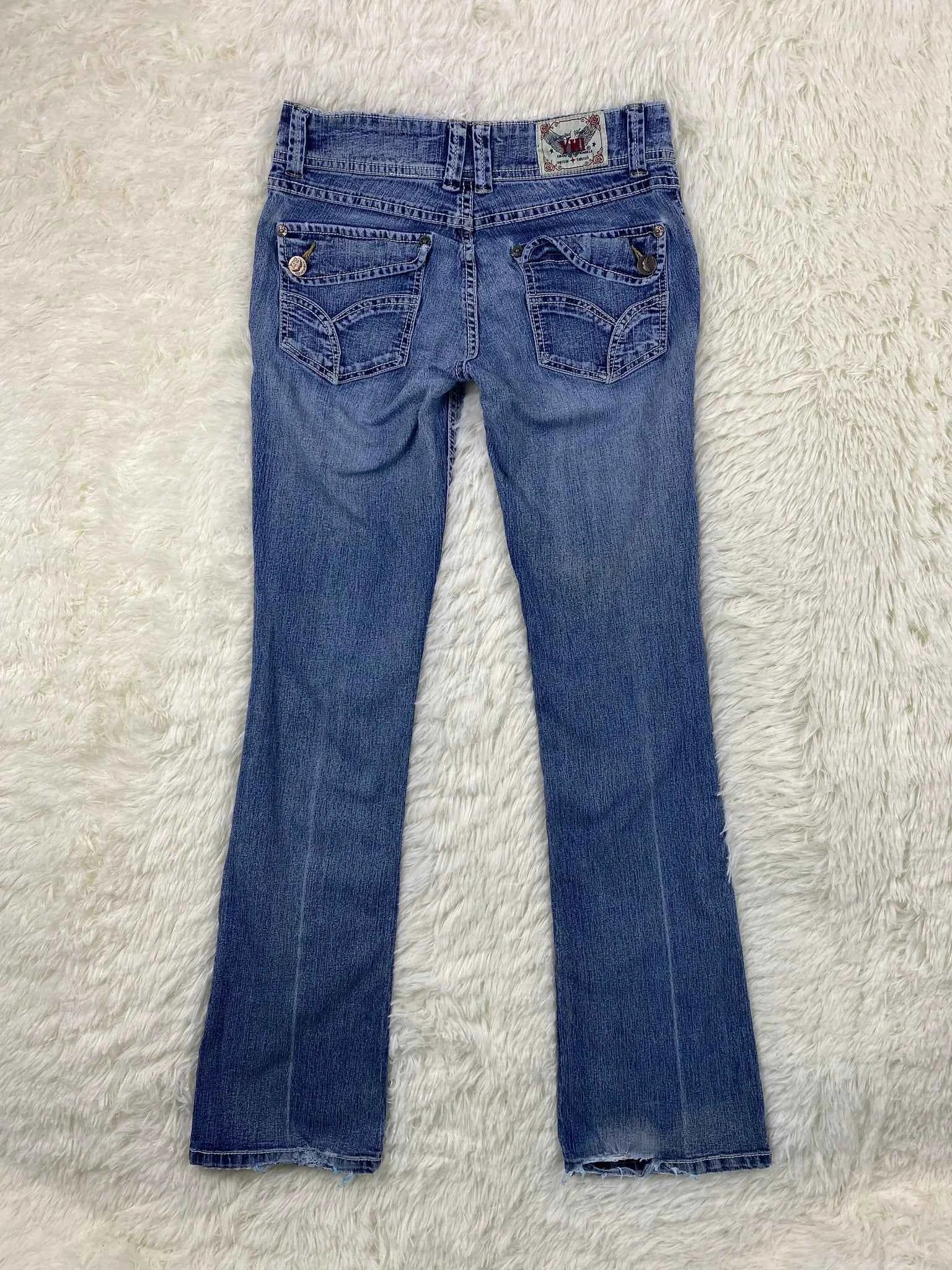 YMI Vintage low waist flared jeans (Größe XXS)