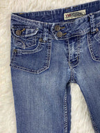 YMI Vintage low waist flared jeans (Größe XXS)