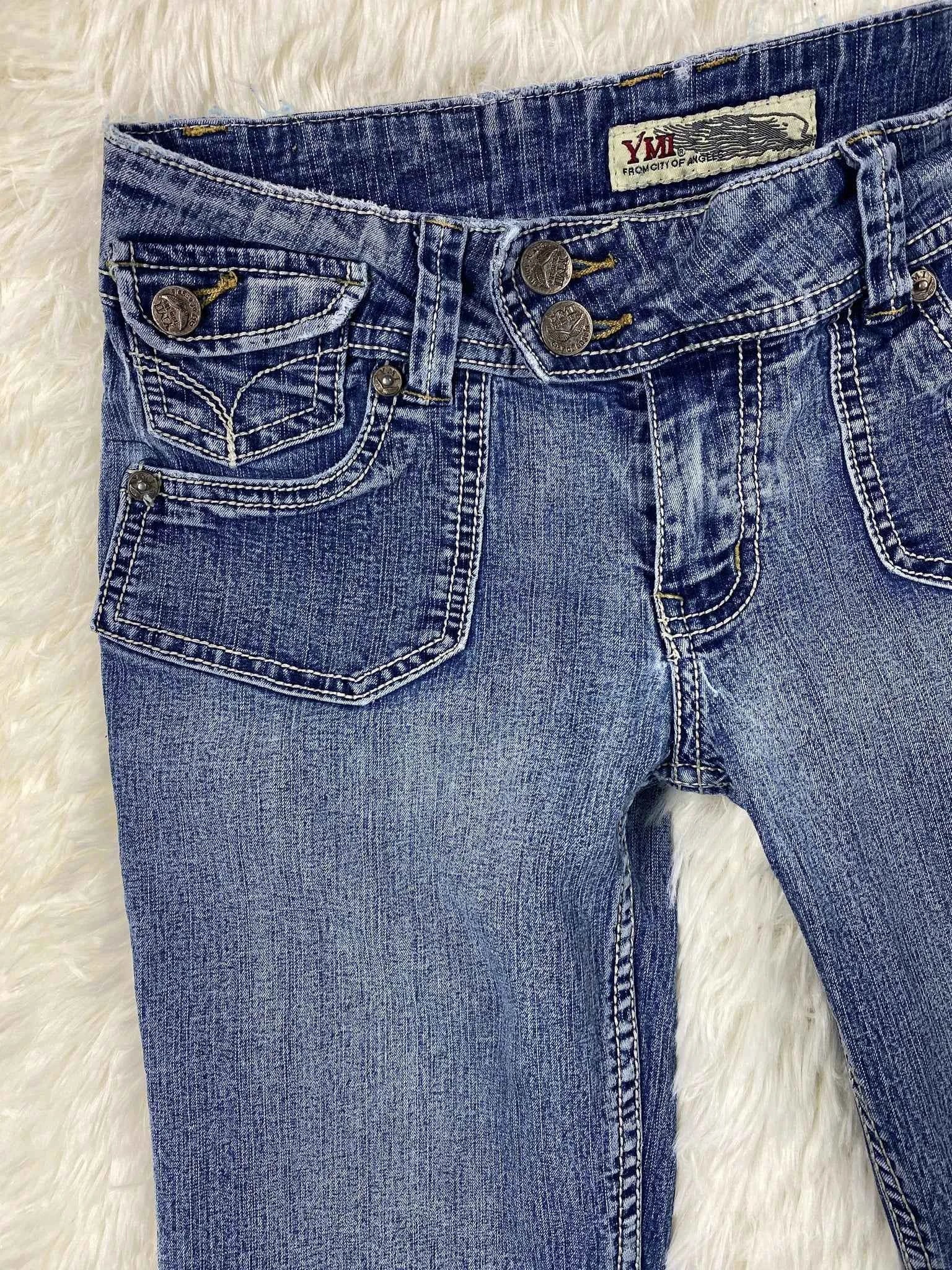 YMI Vintage low waist flared jeans (Größe XXS)